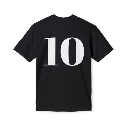 Football League T-Shirt — Soccer Team Jersey with '10' Back Number