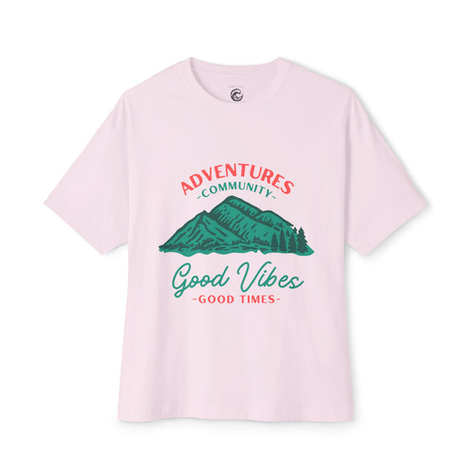 Good Vibes Mountain Tee — Adventures Community Graphic T-Shirt