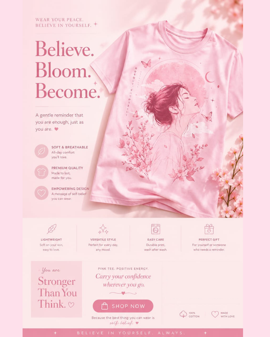 Pastel Moon Girl T-Shirt