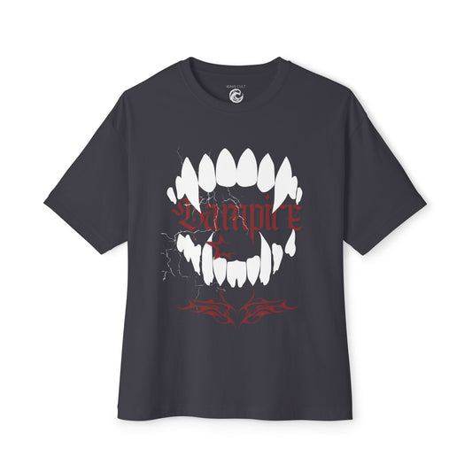 Vampire Fangs Graphic Tee — Gothic Horror Vampire Shirt