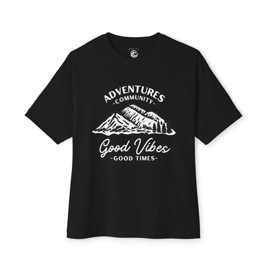 Adventure Mountains T‑Shirt — Good Vibes Outdoor Graphic Tee