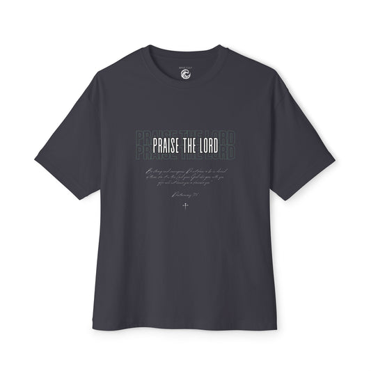 Praise The Lord Tee — Christian Oversized Boxy T-Shirt
