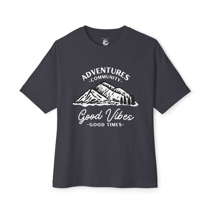 Adventure Mountains T‑Shirt — Good Vibes Outdoor Graphic Tee
