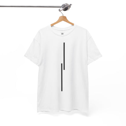 Minimalist Vertical Lines Unisex T‑Shirt — Modern Graphic Tee