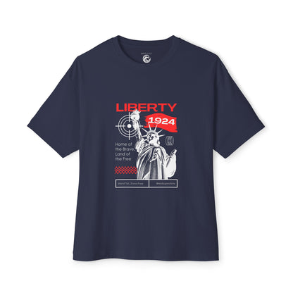 Liberty 1924 Graphic Tee — Statue of Liberty Vintage Urban T‑Shirt