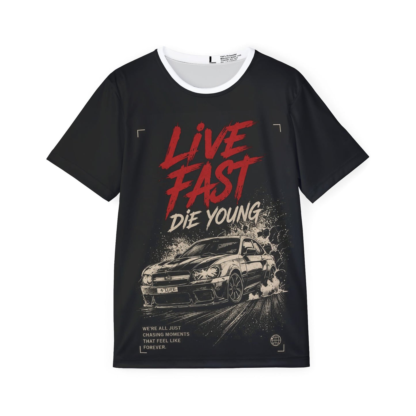 Live Fast Die Young Racing Jersey — Men's Motorsport T‑Shirt