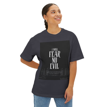 I Will Fear No Evil Tee — Inspirational Christian Graphic T-Shirt