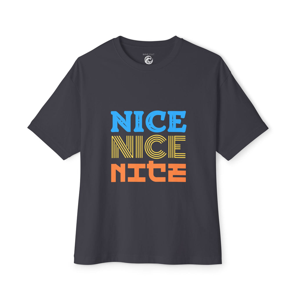 Nice tshirt — Retro Colorblock Graphic T‑Shirt