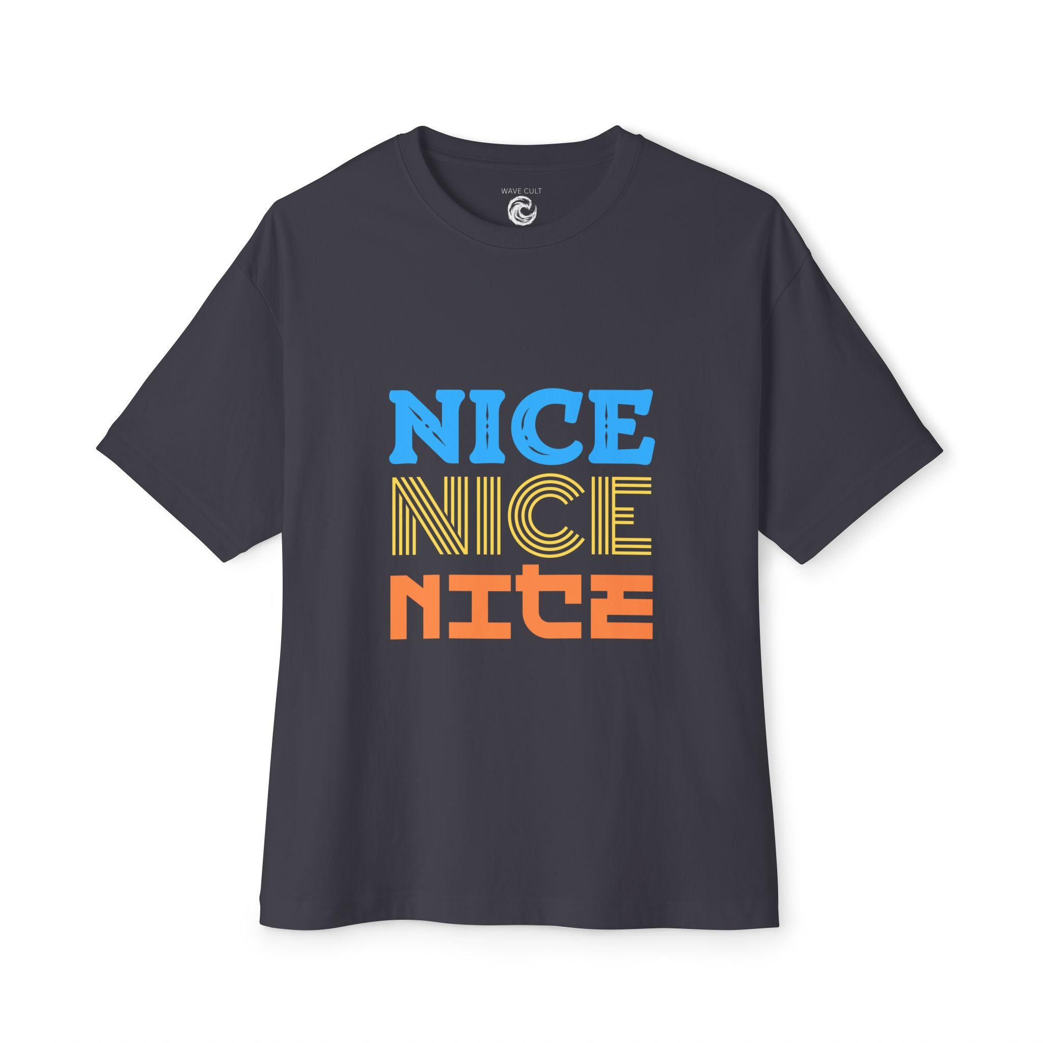 Nice tshirt — Retro Colorblock Graphic T‑Shirt