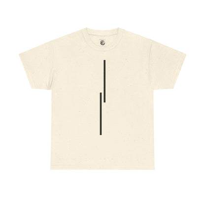 Minimalist Vertical Lines Unisex T‑Shirt — Modern Graphic Tee