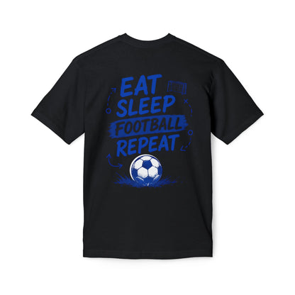 Eat Sleep Football Repeat T-Shirt — World Cup Soccer Tee (2026)