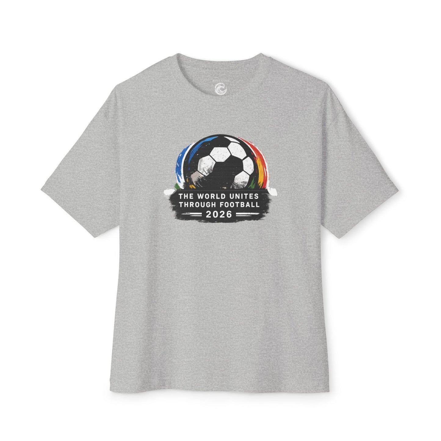 Soccer Tee — “The World Unites Through Football 2026” Graphic Jersey T‑Shirt