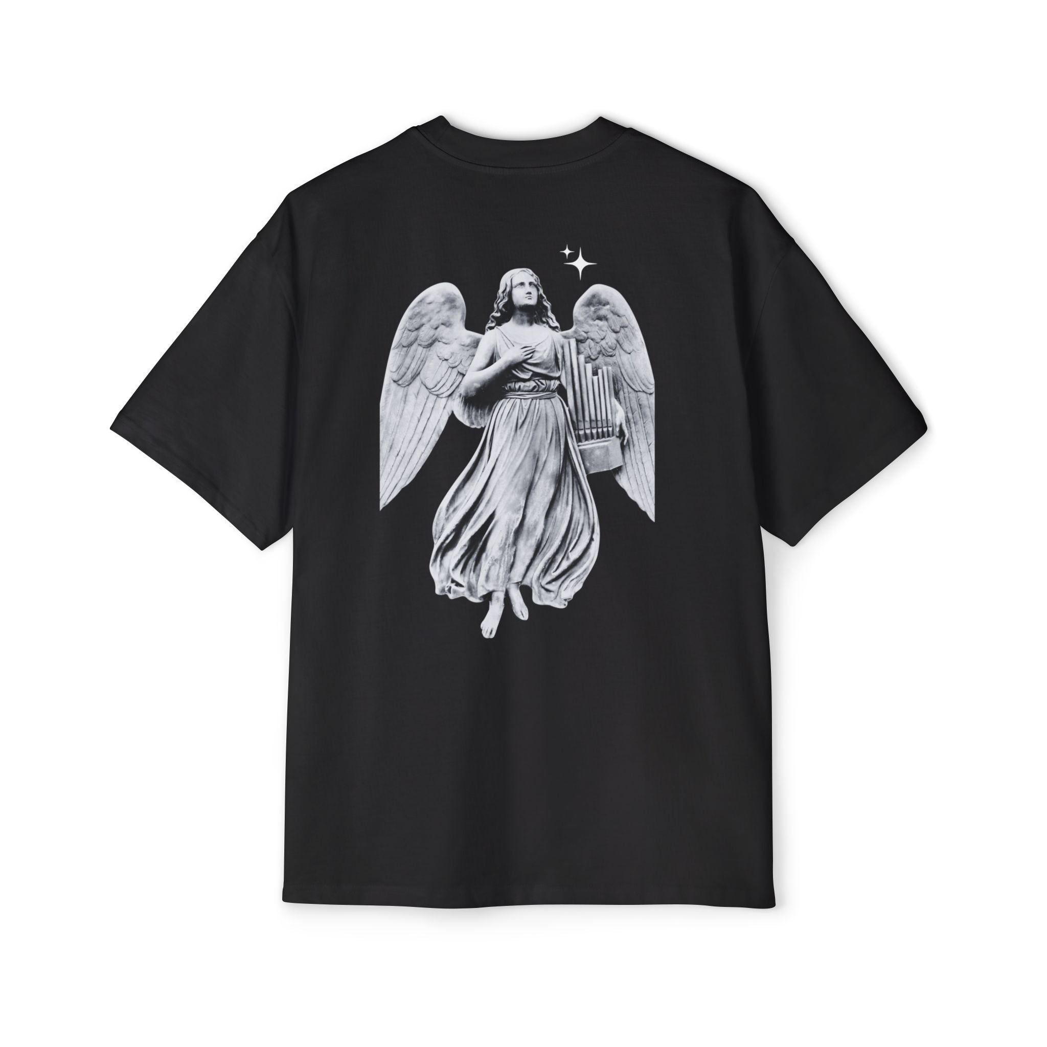 Black Tshirt - Rock Band Angel — Vintage 1990
