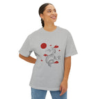 Dragon Tshirt — Japanese Red Sun & Clouds Oversized T-Shirt