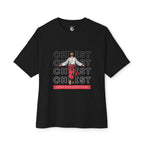 Jesus tshirt. Retro Jesus Graphic Oversized Boxy Shirt