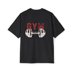 Feel the Pain Gym T‑Shirt — Heavy Oversized Workout Tee for Weightlifters