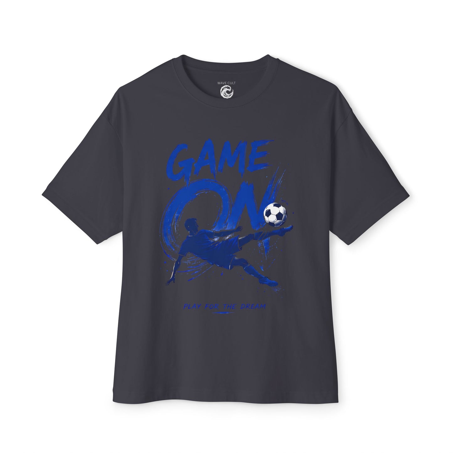 Soccer 'Game On' Graphic Tee – Play for the Dream Oversized Shirt