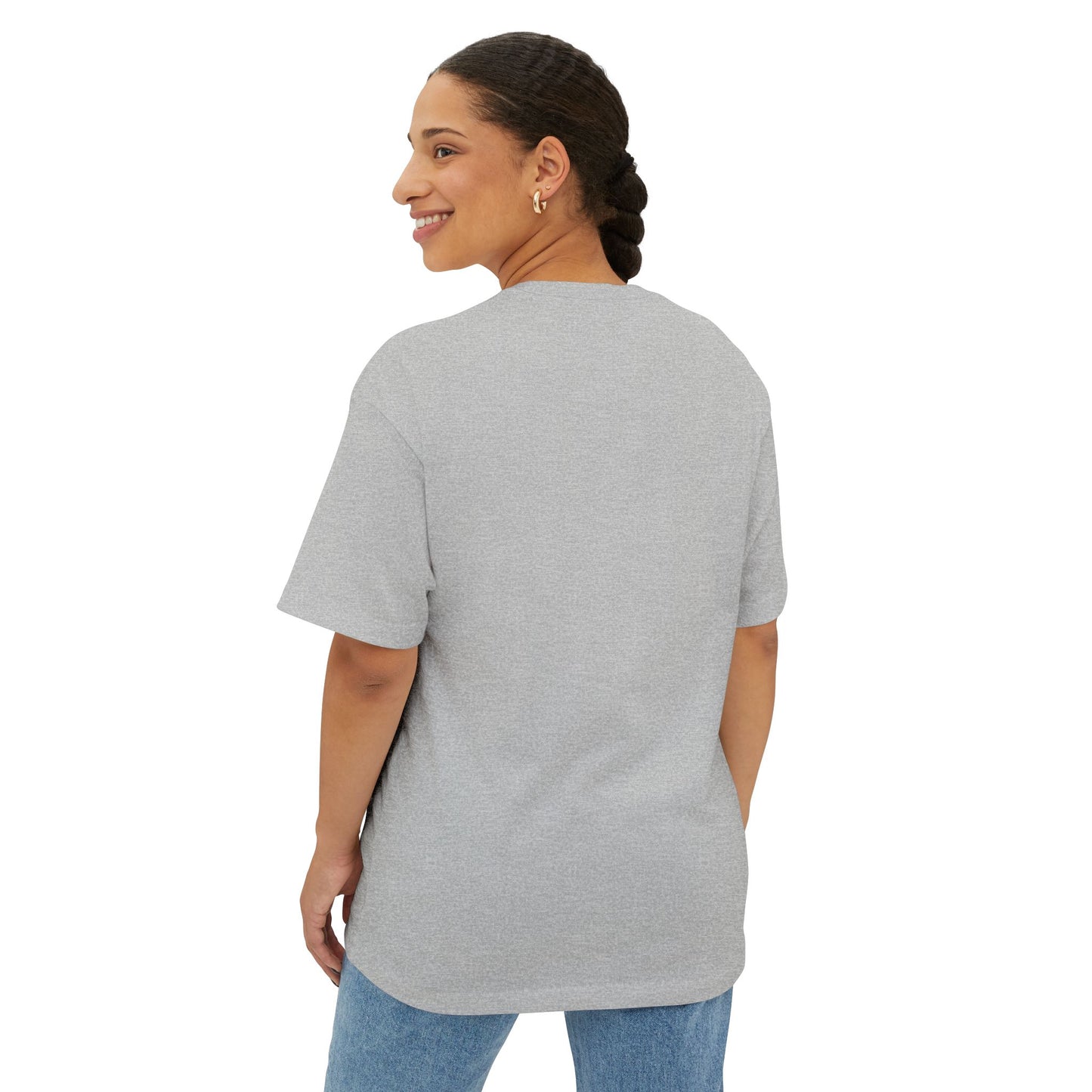 Just Be Yourself Oversized Tee — Inspirational Graphic Boxy T-Shirt
