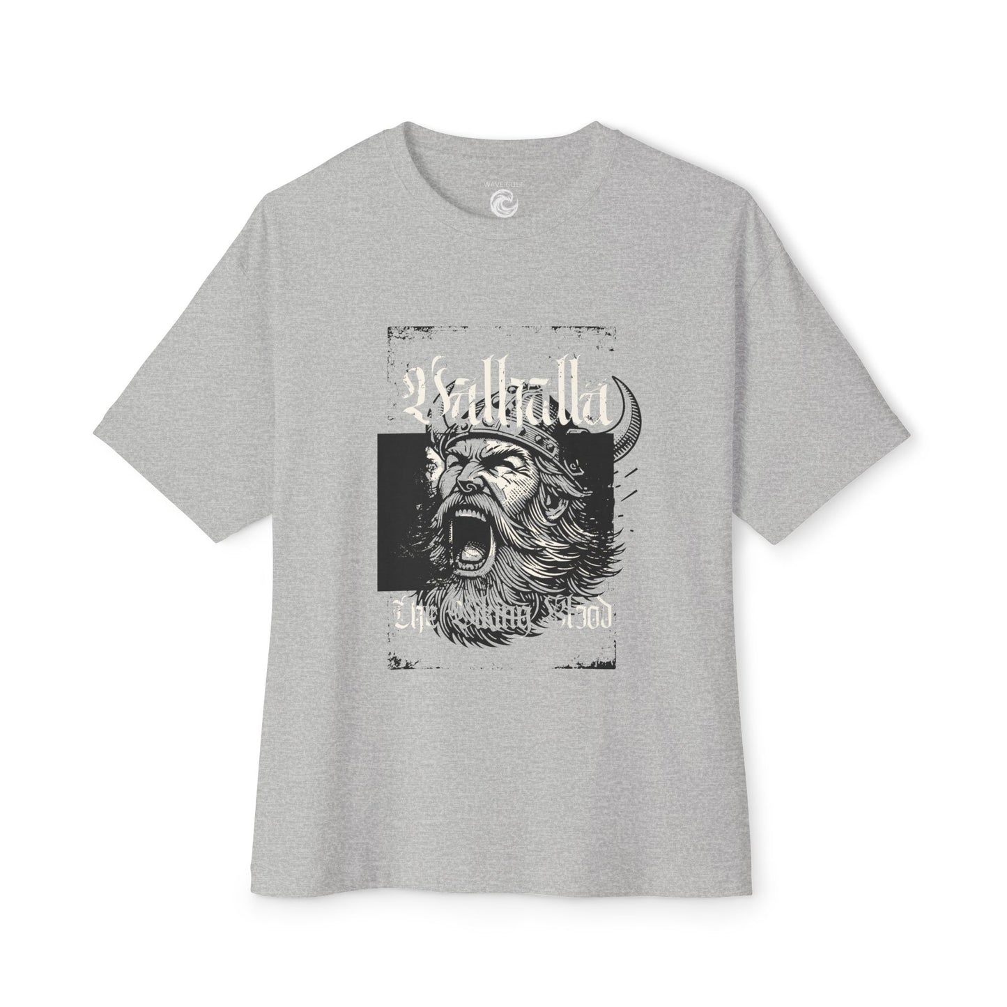 Viking Warrior Graphic Tee — Bold Norse Helmet Design