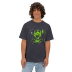 Cyber Gamer Tee — Neon Green Anime Controller Design