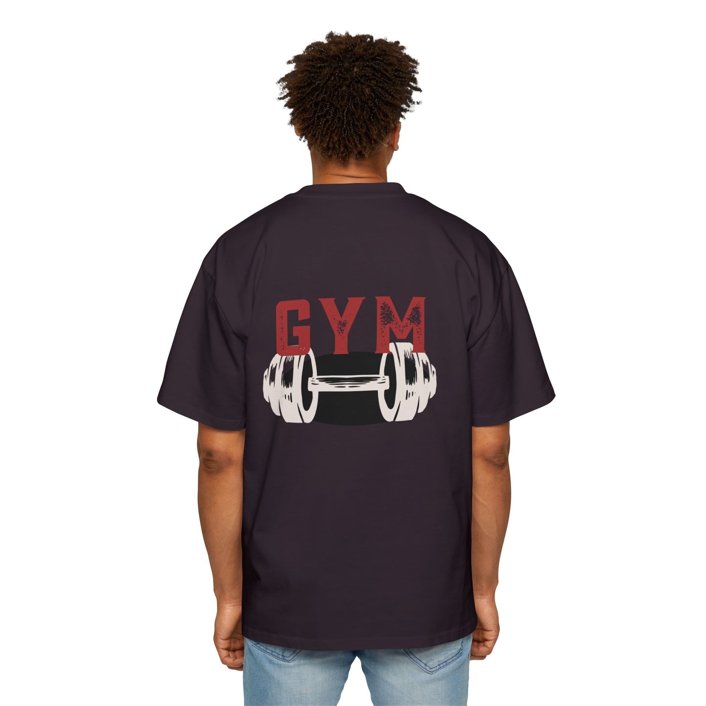 Feel the Pain Gym T‑Shirt — Heavy Oversized Workout Tee for Weightlifters
