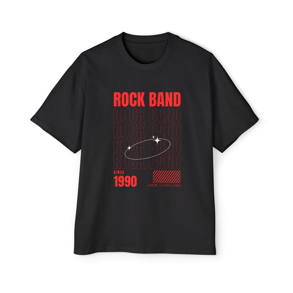Black Tshirt - Rock Band Angel — Vintage 1990