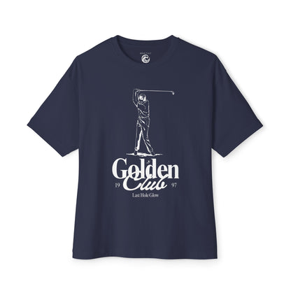 Golf Graphic Tee — "Golden Clue" Vintage Golfer T‑Shirt