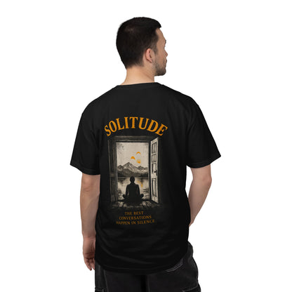 Offline Solitude T-Shirt — "Solitude: True Deep Conversations Happen in Silence" Graphic Tee