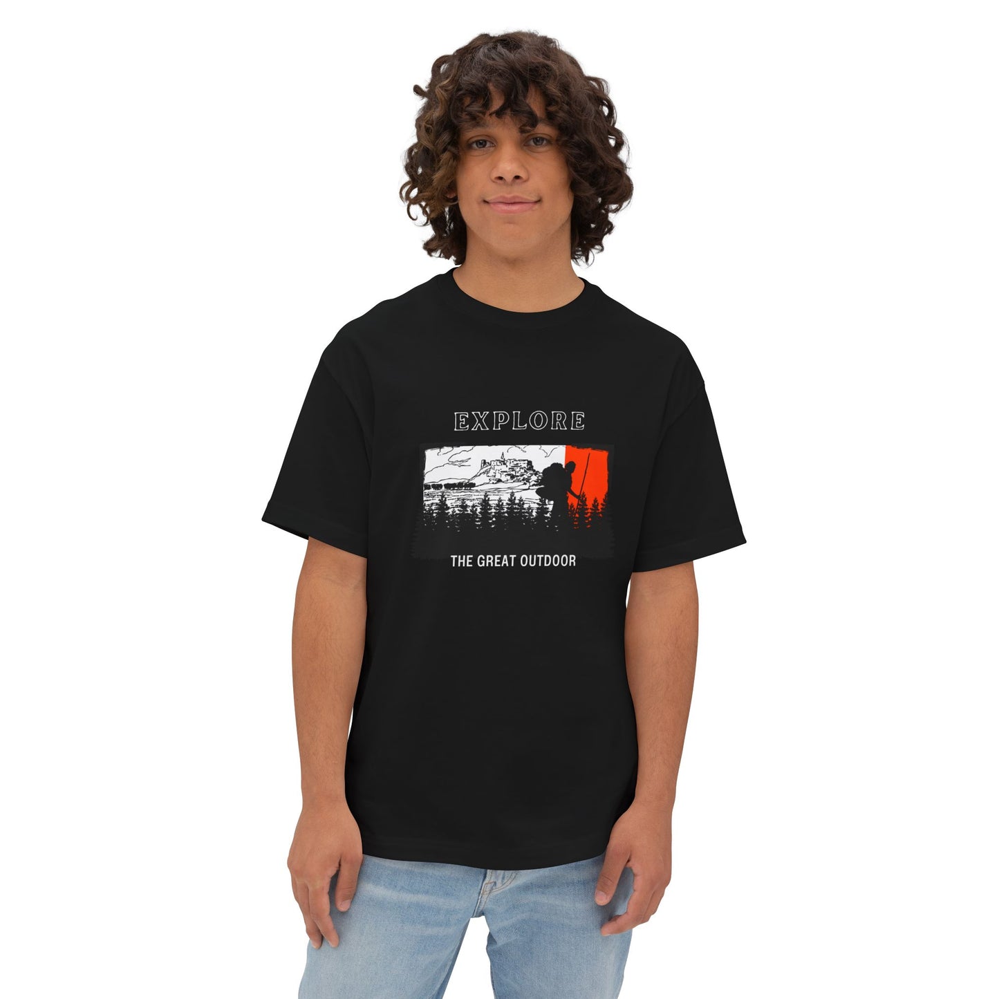 Explore The Great Outdoor T-Shirt – Mountain & Forest Adventure Tee