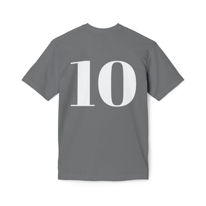 Football League T-Shirt — Soccer Team Jersey with '10' Back Number