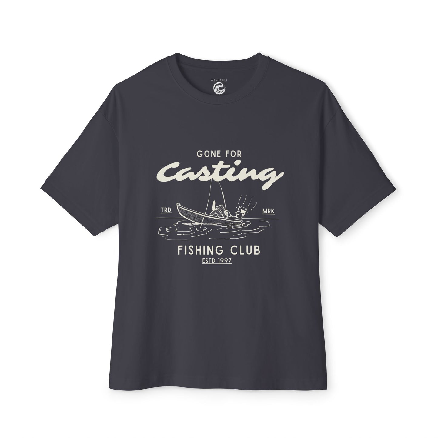Fishing Club 'Gone for Casting' Tee — Vintage Boat Angler T-Shirt