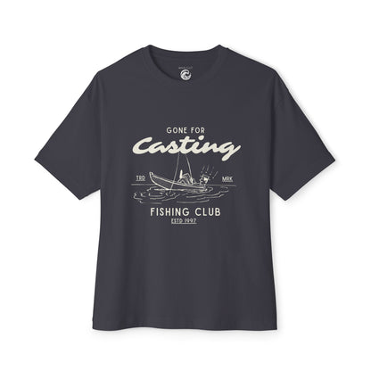 Fishing Club 'Gone for Casting' Tee — Vintage Boat Angler T-Shirt
