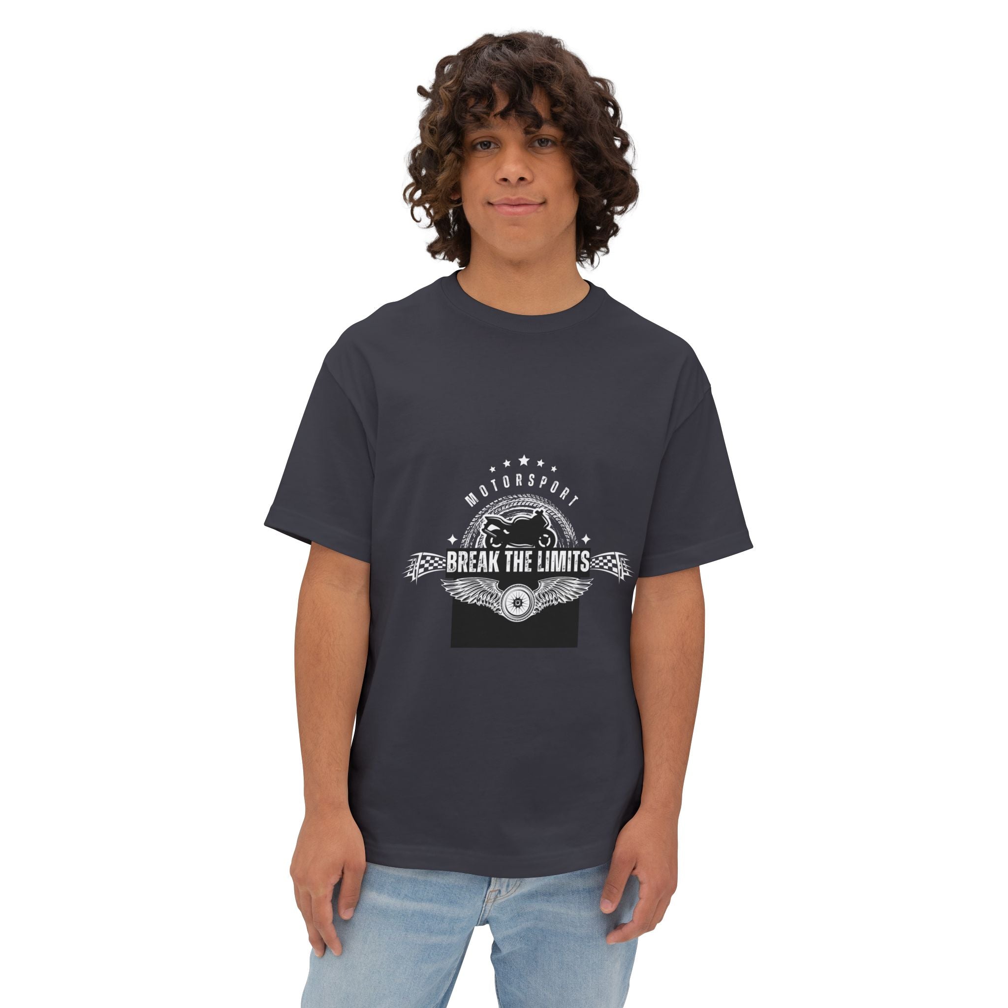 Motorsport tshirt 'Break The Limits' Boxy Tee