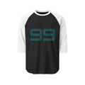 99 Retro Raglan Shirt — Vintage Athletic Number Tee