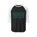 99 Retro Raglan Shirt — Vintage Athletic Number Tee