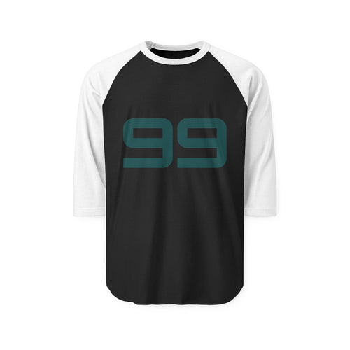 99 Retro Raglan Shirt — Vintage Athletic Number Tee