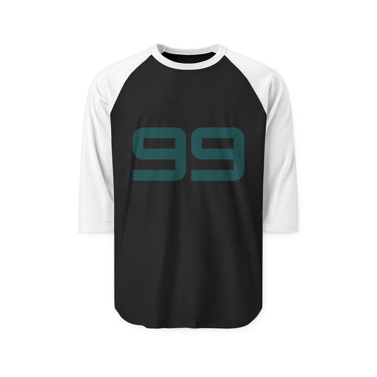 99 Retro Raglan Shirt — Vintage Athletic Number Tee