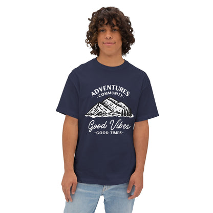 Adventure Mountains T‑Shirt — Good Vibes Outdoor Graphic Tee