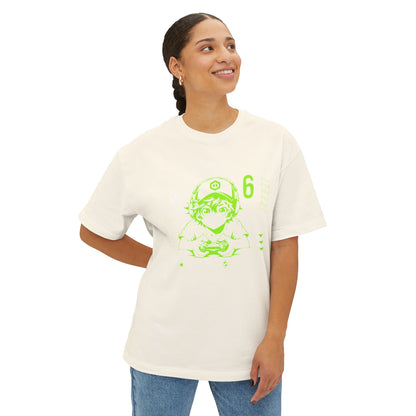 Cyber Gamer Tee — Neon Green Anime Controller Design