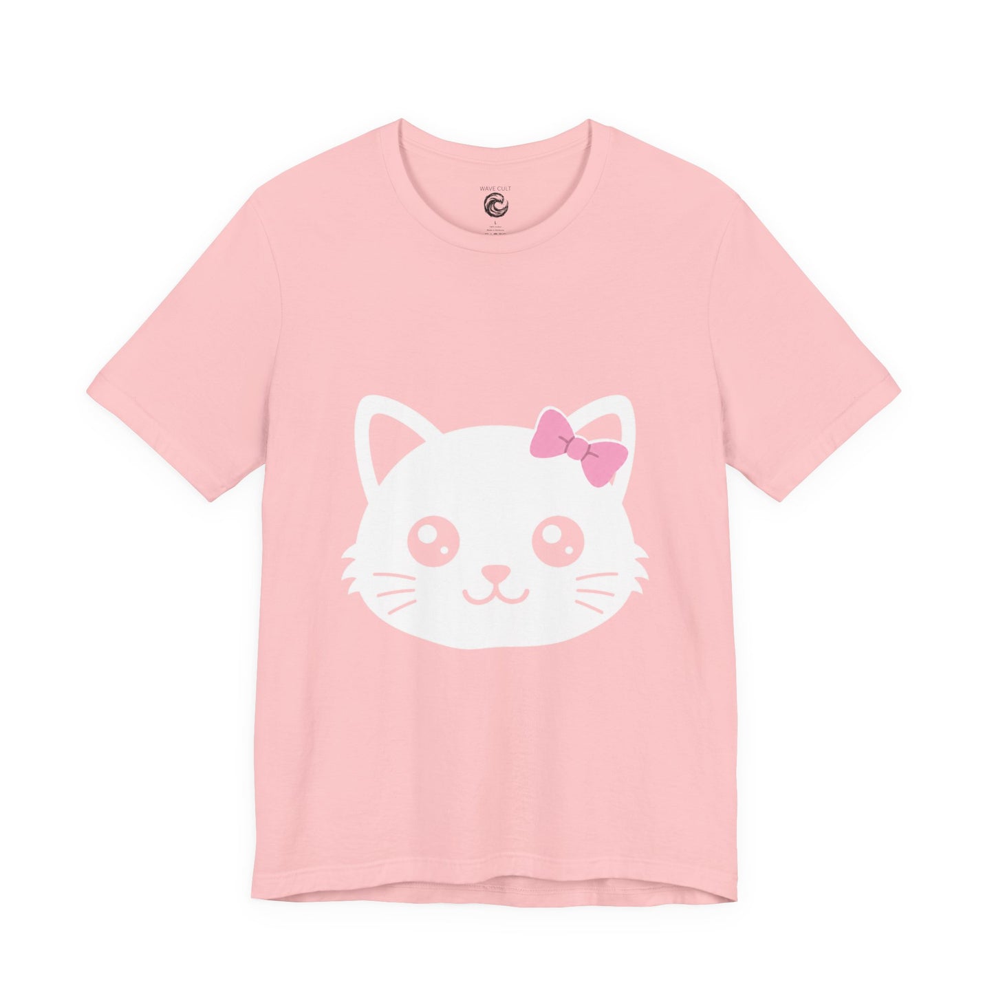 Cute Kawaii Cat Face Tee — Cute Kitty Graphic T-Shirt