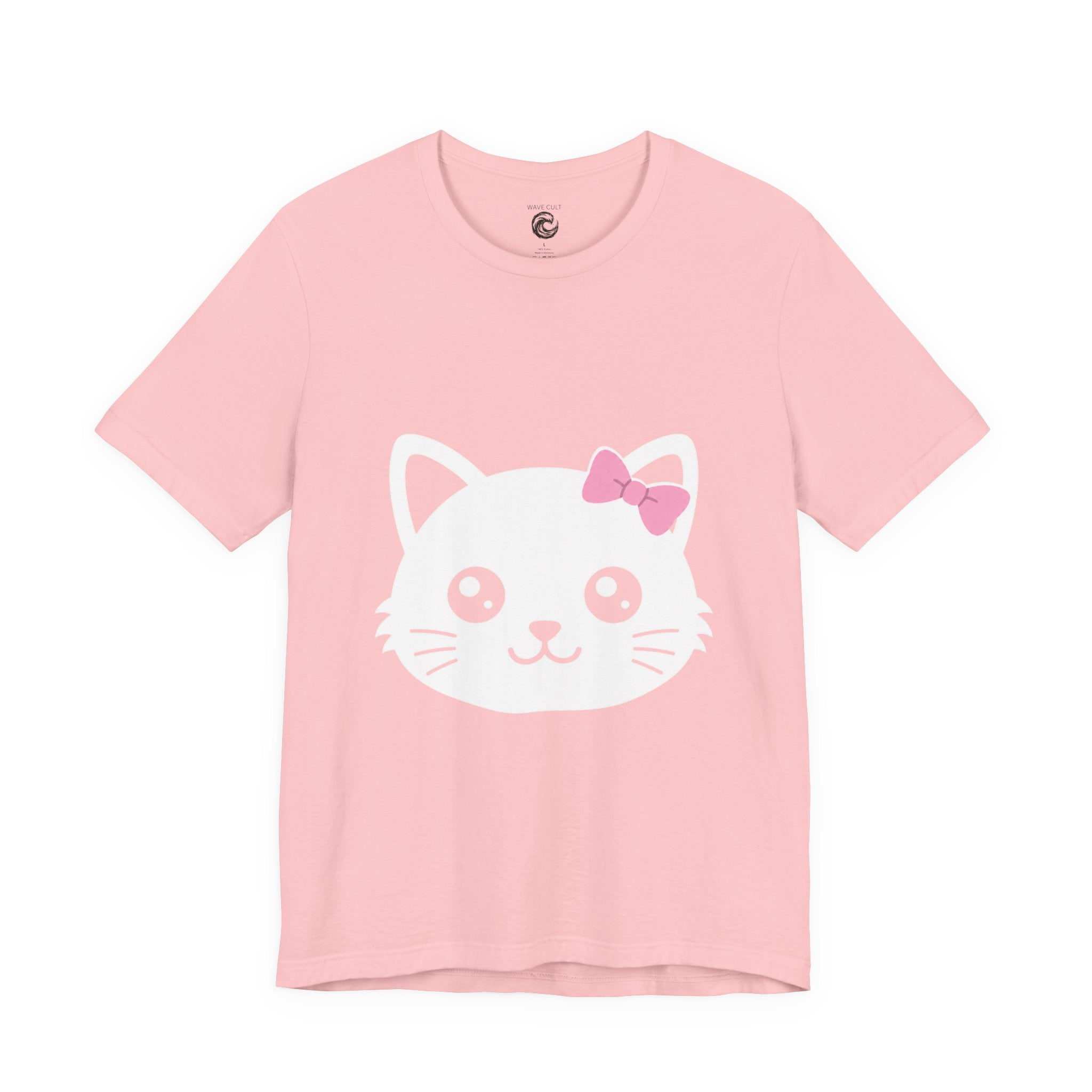 Cute Kawaii Cat Face Tee — Cute Kitty Graphic T-Shirt