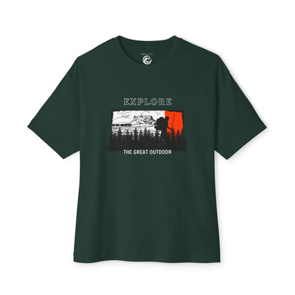 Explore The Great Outdoor T-Shirt – Mountain & Forest Adventure Tee