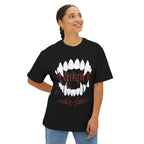 Vampire Fangs Graphic Tee — Gothic Horror Vampire Shirt
