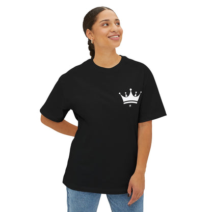 Crown Reflection Tee — Psalm 27:1 Inspirational Oversized T-Shirt