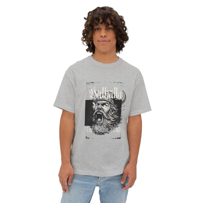 Viking Warrior Graphic Tee — Bold Norse Helmet Design