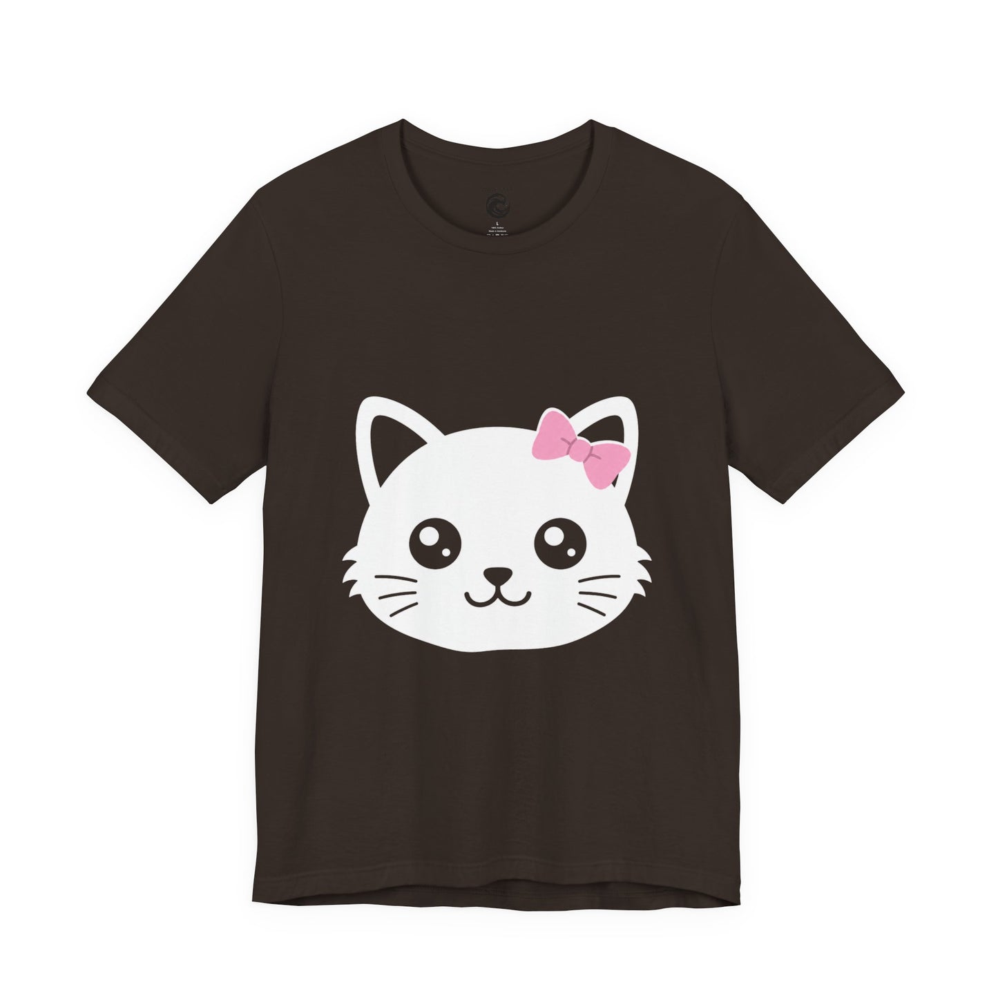 Cute Kawaii Cat Face Tee — Cute Kitty Graphic T-Shirt