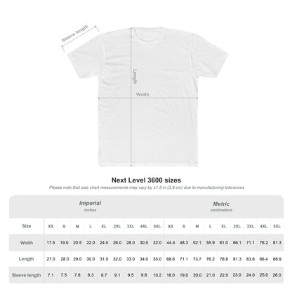Crew T-Shirt — Minimal Red Heart Rib Cage Pocket Graphic