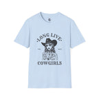 Goth Tshirt Long Live Cowgirls T-Shirt.