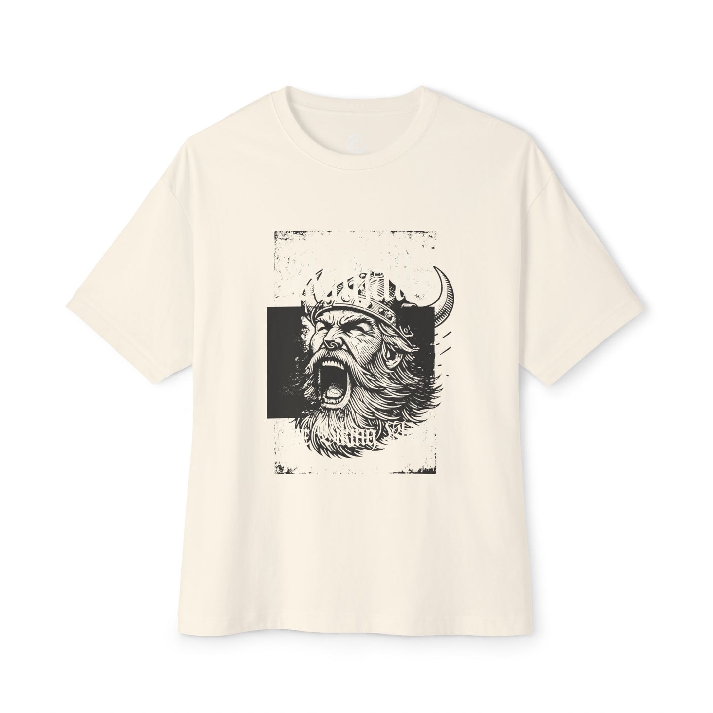 Viking Warrior Graphic Tee — Bold Norse Helmet Design
