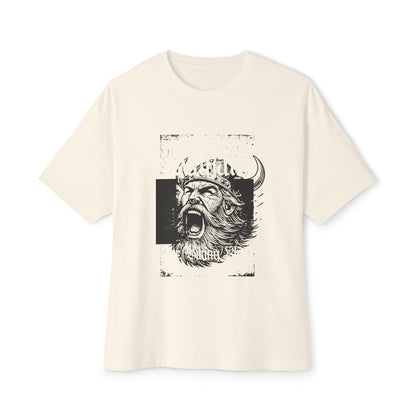 Viking Warrior Graphic Tee — Bold Norse Helmet Design